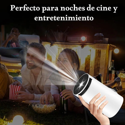 Proyector Smart Cine Wifi Bluetooth HDMI Altavoz 1080p